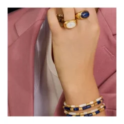 Anillo ancho Petra Lapis - Dorado - 2280261-226