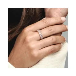 Anillo Banda Brillante Alterna
