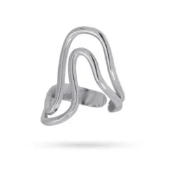 Anillo onda acero