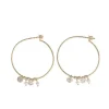 Aros Salvatore Perlitas Dorados