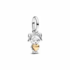 Charm Colgante Chica Feliz