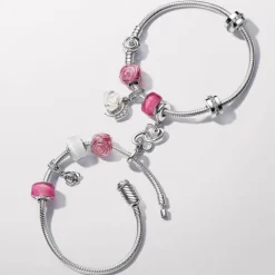 Charm Colgante Rosa Floreciendo Pandora