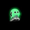 Charm en plata de ley Fantasma Boo que brilla en la oscuridad