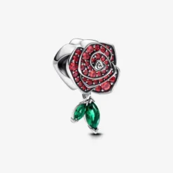 Charm Rosa Floreciendo Brillante Pandora