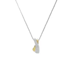 Collar plata bicolor Lotus Silver