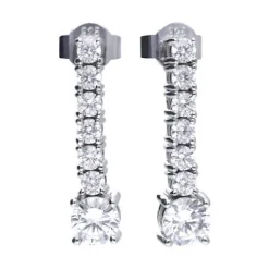 Diamonfire Pendientes Riviere Circonitas