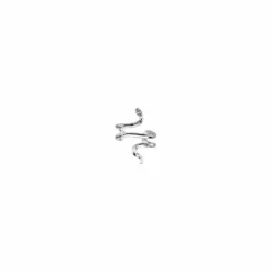 Ear Cuff Serpiente Acabado Plata LES GEORGETTES