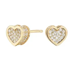 Itemporality Pendientes Corazones Voluminosos