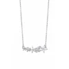 Lotus Silver Collar Flores