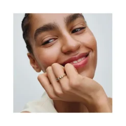 Pandora Anillo Fila de corazones en rose - 163427C00