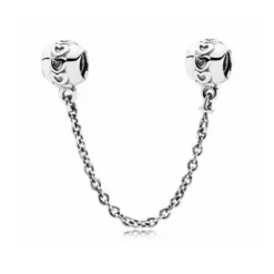 PANDORA Cadena de Seguridad Corazones