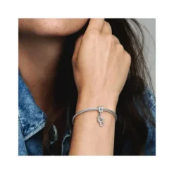 Pandora Charm Colgante Corazones Entrelazados