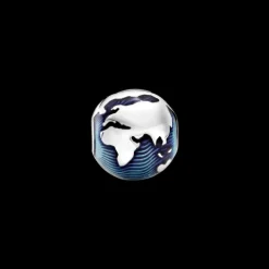 Pandora Clip Globo Azul Esmalte