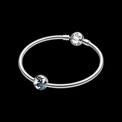 Pandora Clip Globo Azul Esmalte