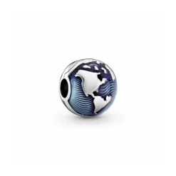 Pandora Clip Globo Azul Esmalte