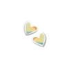 Pendientes corazón Aqua verdes AGATHA RUIZ DE LA PRADA