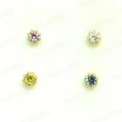 Piercing Individual Oro de Ley Criconita de Color