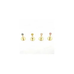 Piercing Individual Oro de Ley Criconita de Color
