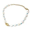 Pulsera Mar Perlas Turquesas