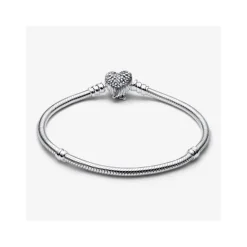 Pulsera Pandora Moments Cadena de Serpiente con Cierre Corazón Alado - Edición limitada Pandora - 593680C01