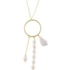 Salvatore Plata Collar Dorado Perlas Barrocas