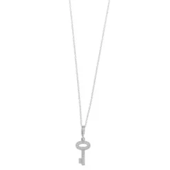Salvatore Plata Collar Llave